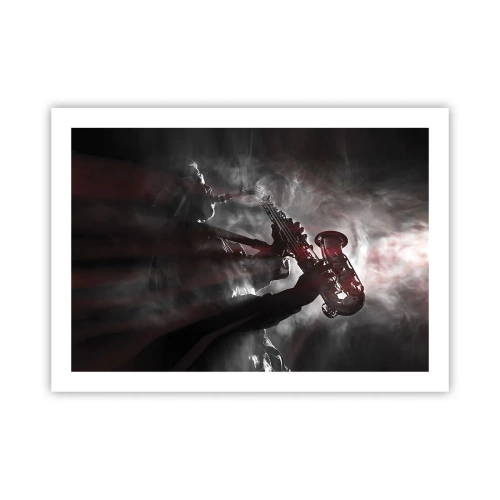 Plakát - V oparu jazzu - 70x50 cm