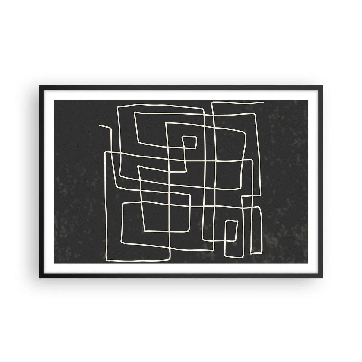 Plakát v černém rámu - Není to tak jednoduché - 91x61 cm