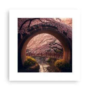 Plakát - Japonské jaro - 30x30 cm