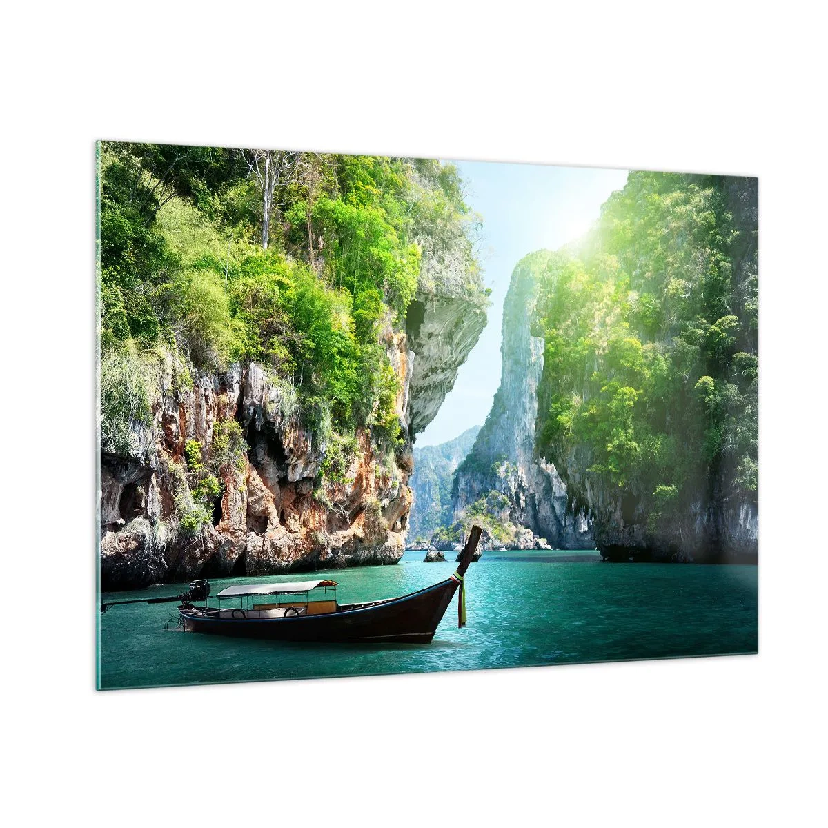 Obraz na skle - Pozvánka na exotickou cestu - 100x70 cm