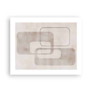 Plakát - Geometrická fuga - 50x40 cm