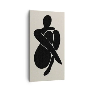 Obraz na plátně - Ve vlastním objetí - 55x100 cm