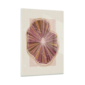 Obraz na skle - Radiální abstrakce - 50x70 cm