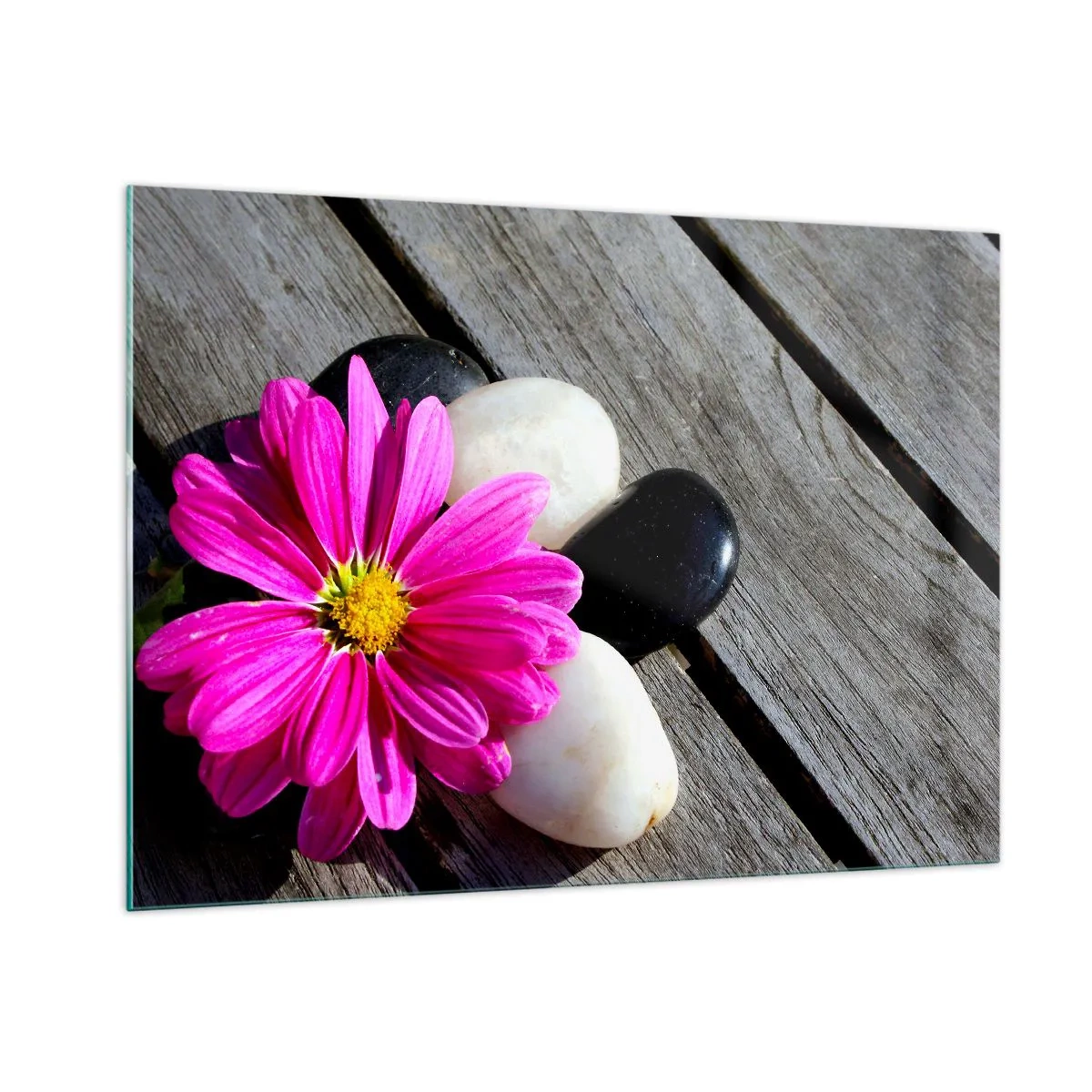 Obraz na skle - Odpočinek na molu - 100x70 cm