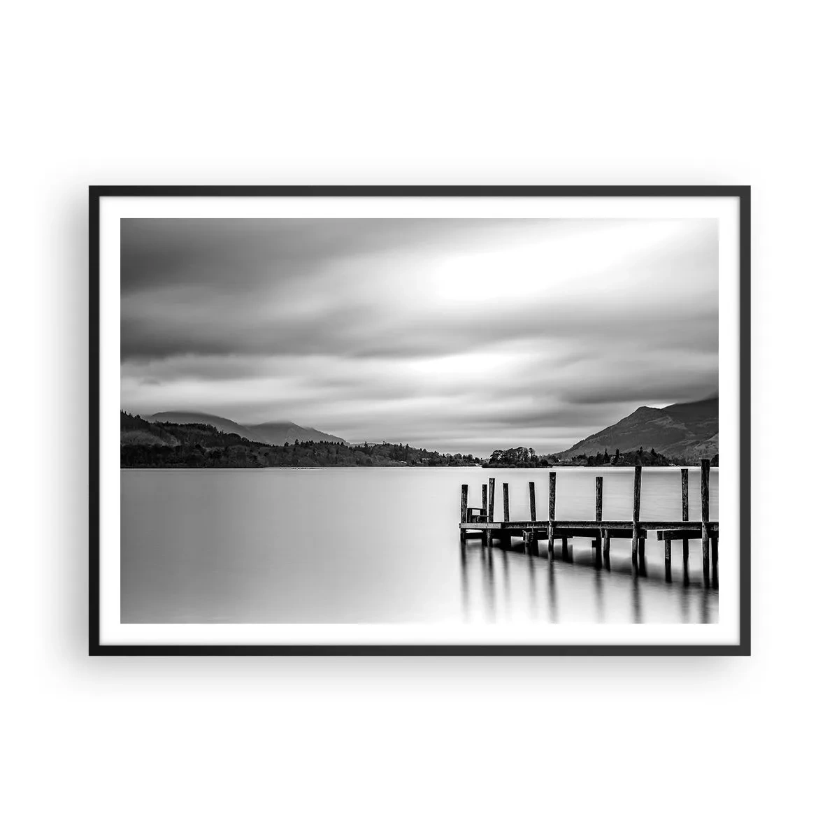 Plakát v černém rámu - Jemnost a síla - 100x70 cm