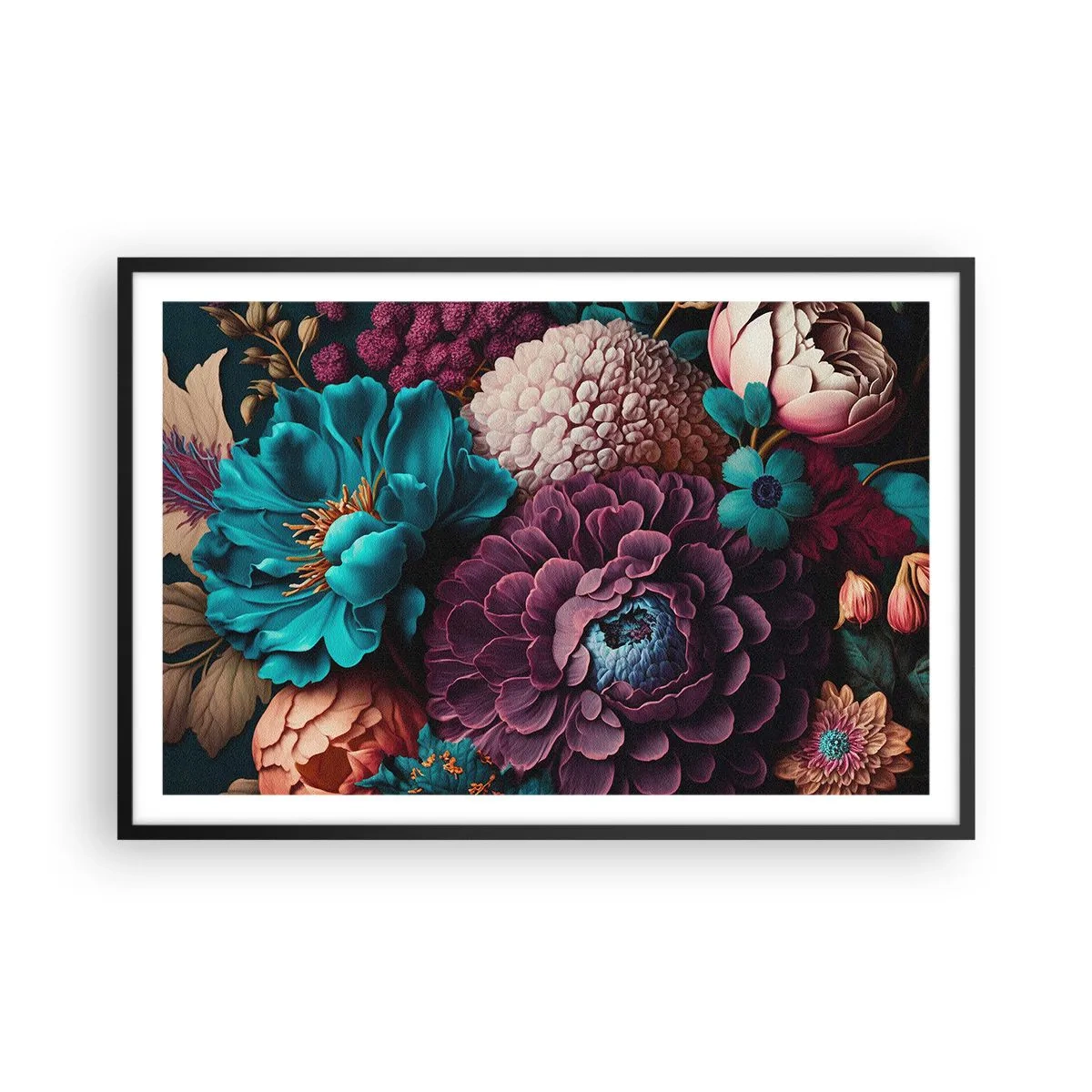 Plakát v černém rámu - Úroda přírody - 91x61 cm