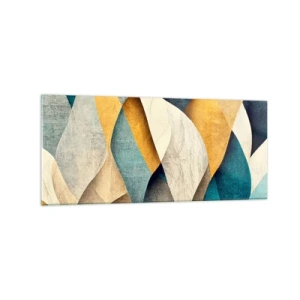 Obraz na skle - Rytmus a vlnění - 120x50 cm