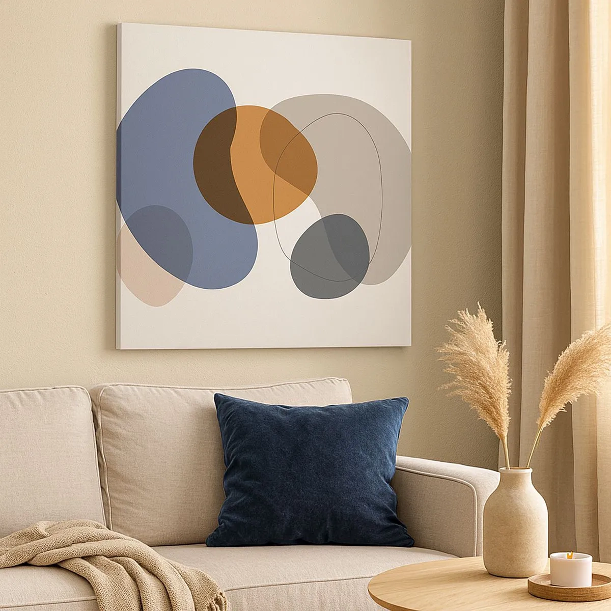 Obraz na plátně - Kapky barev - 30x30 cm