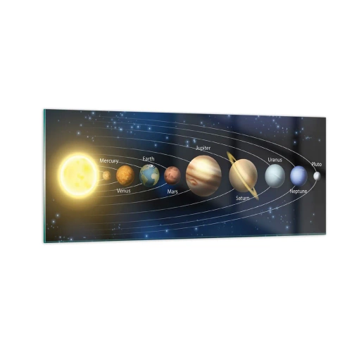 Obraz na skle - Jedna z deseti - 100x40 cm