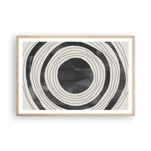 Plakát v rámu světlý dub - Přesný zásah - 91x61 cm
