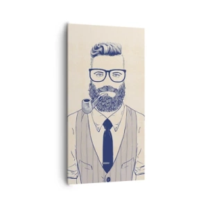 Obraz na plátně - Pohodový, mužský a módní - 65x120 cm