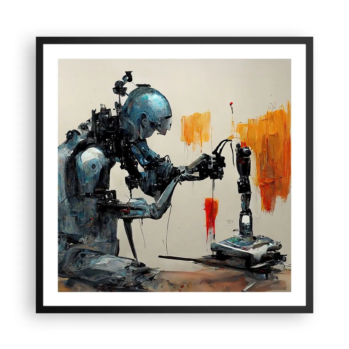 Plakát v černém rámu - Už zítra… - 60x60 cm