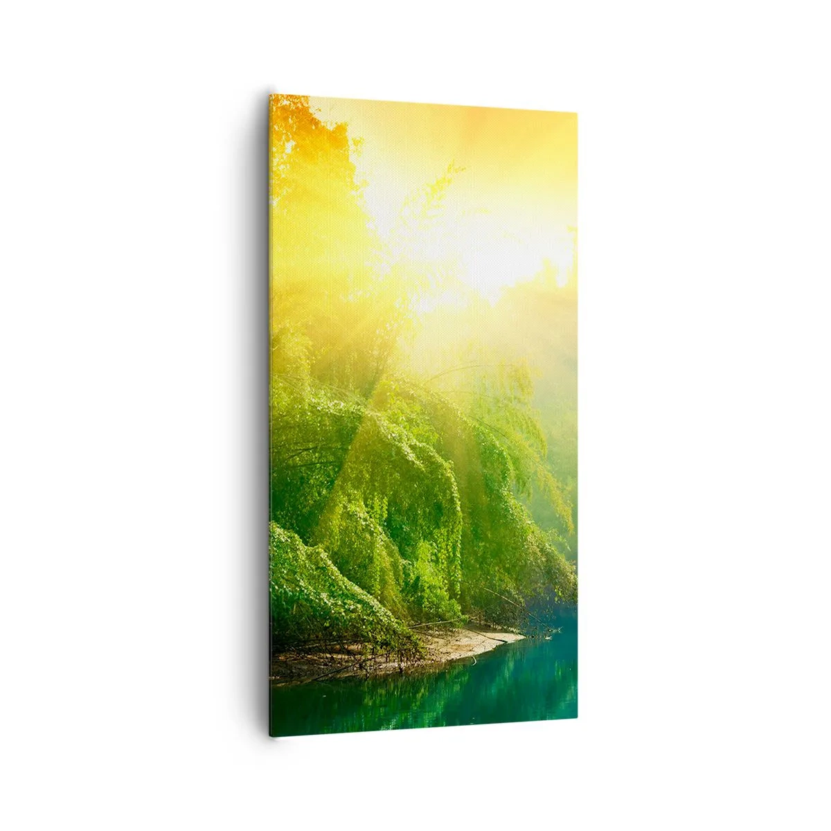 Obraz na plátně - Utopit se ve sluncí a ve stínu - 65x120 cm