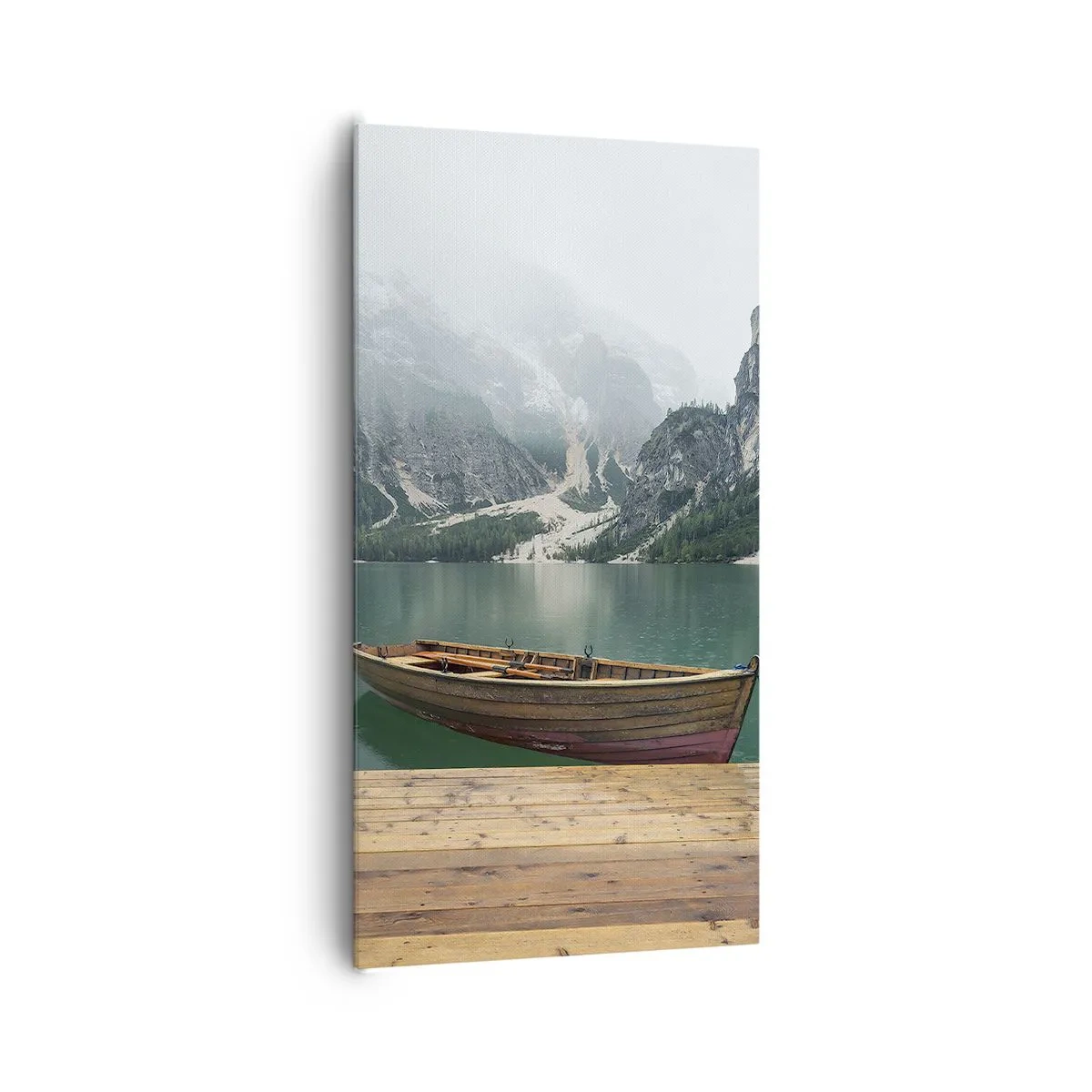 Obraz na plátně - „Hrdé skály vepředu“ - 65x120 cm