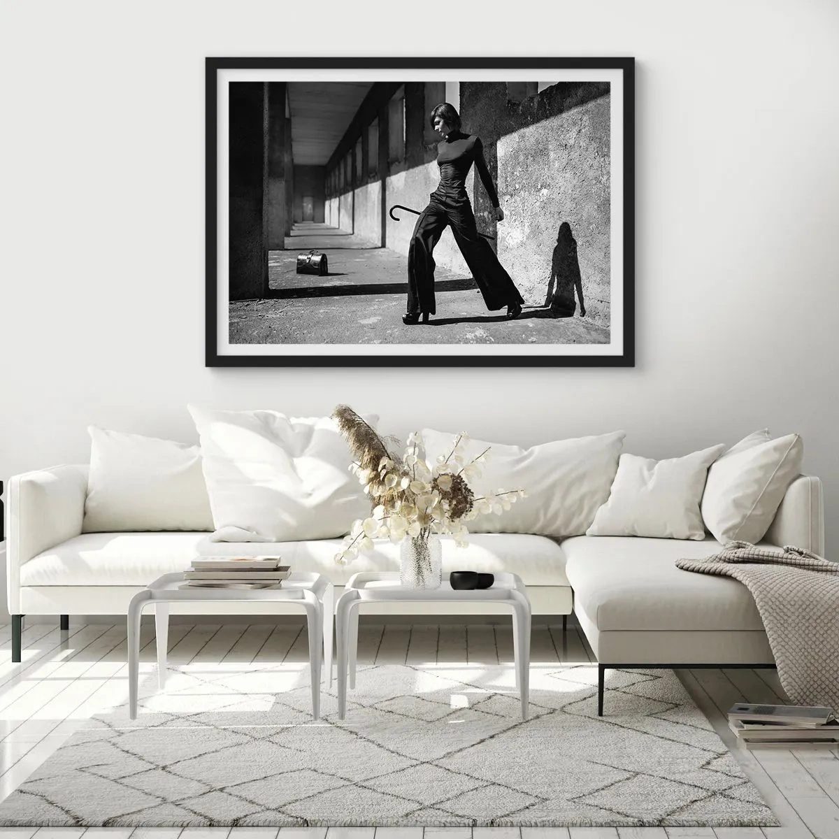 Plakát v černém rámu - Městská elegance - 91x61 cm