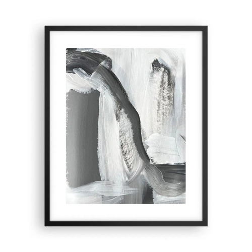 Plakát v černém rámu - Pevným pohybem - 40x50 cm