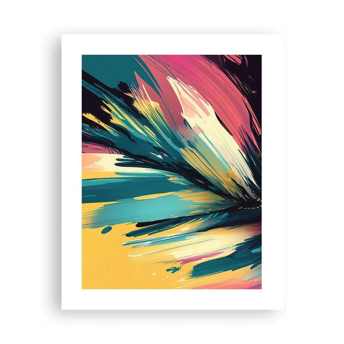 Plakát - Kompozice – exploze radosti - 40x50 cm