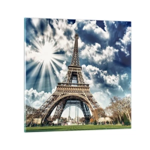 Obraz na skle - Jediná taková pod sluncem - 50x50 cm