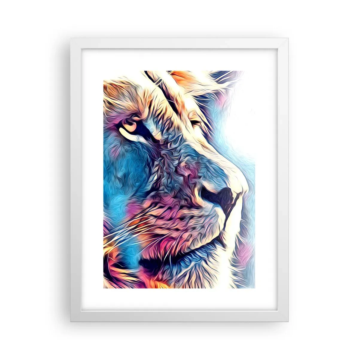 Plakát v bílém rámu - Moudrost přírody - 30x40 cm