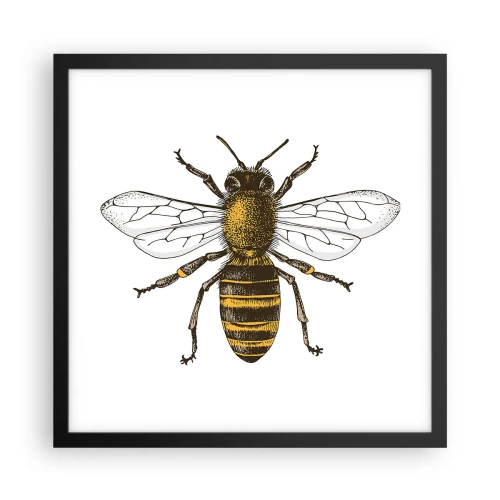 Plakát v černém rámu - Krásná a dobrá - 40x40 cm