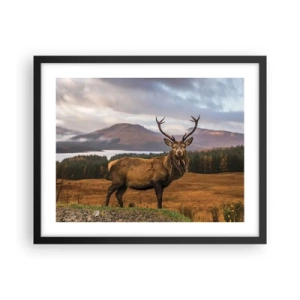 Plakát v černém rámu - Majestát přírody - 50x40 cm