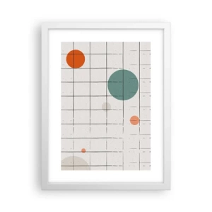 Plakát v bílém rámu - V pasti. My nebo ony? - 30x40 cm