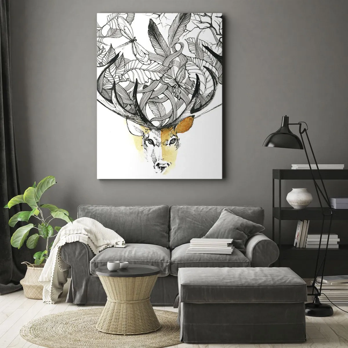 Obraz na plátně - Rohy hojnosti - 45x80 cm