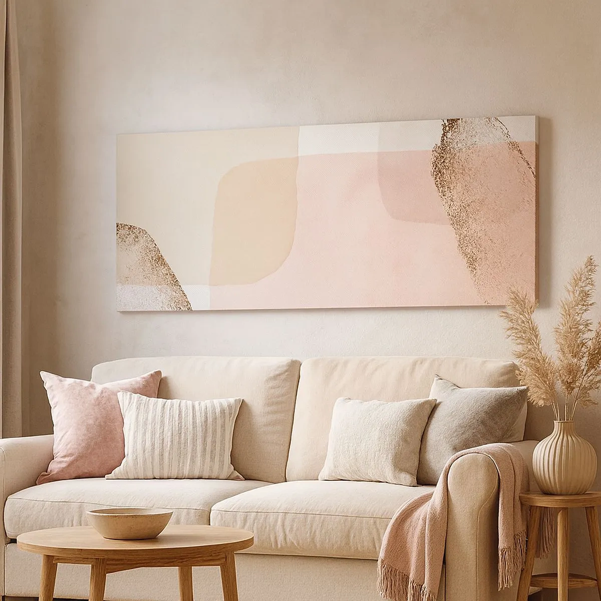 Obraz na plátně - Pohled skrze barvy - 100x40 cm