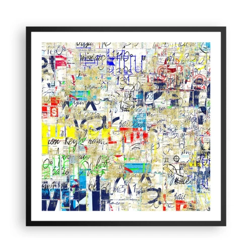 Plakát v černém rámu - Prostě potěší oči - 60x60 cm