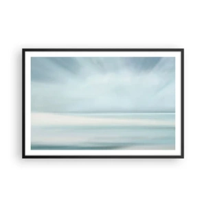 Plakát v černém rámu - Klid až kam oko sahá - 91x61 cm