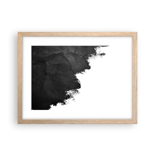 Plakát v rámu světlý dub - Živly: země - 40x30 cm