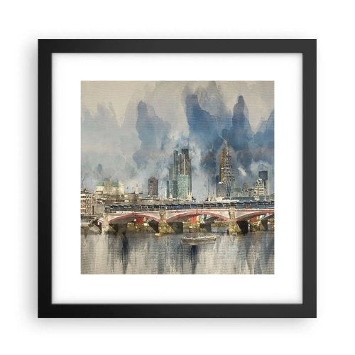 Plakát v černém rámu - Londýn v celé své kráse - 30x30 cm
