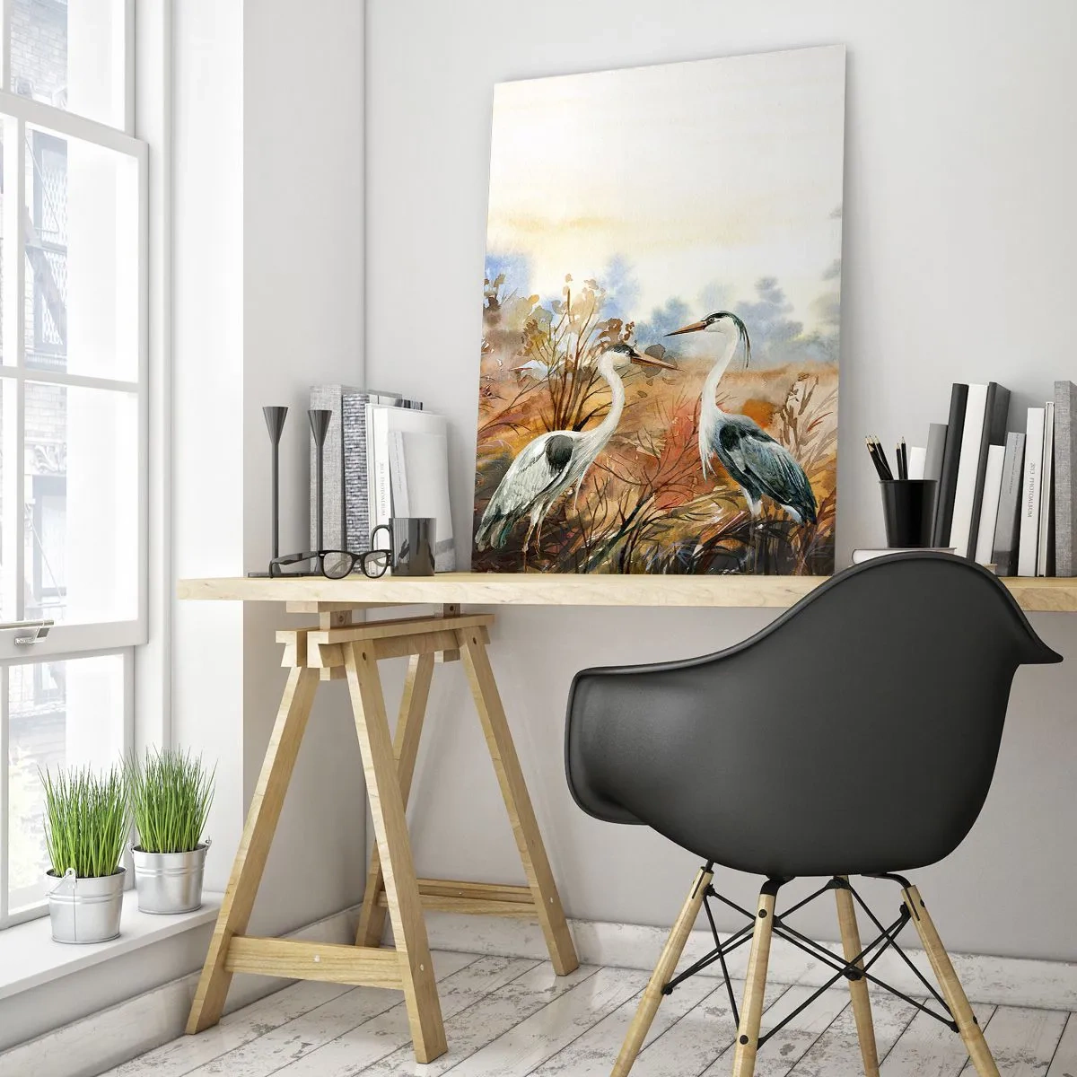Obraz na skle - Kam na podzim? - 50x70 cm