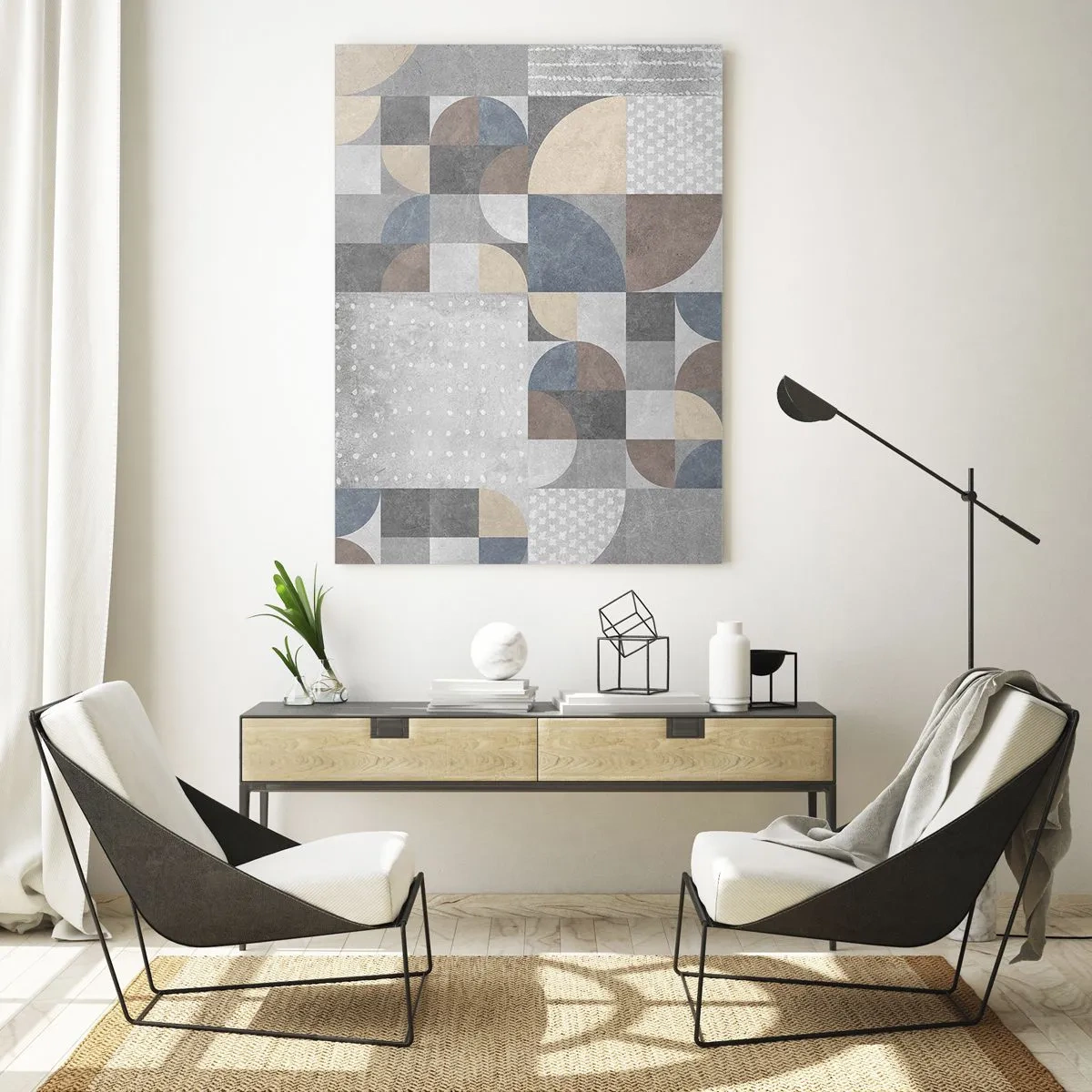 Obraz na skle - Keramická fantazie - 50x70 cm