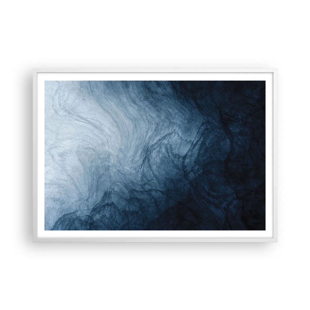 Plakát v bílém rámu - Sáhnout do hlubin - 100x70 cm