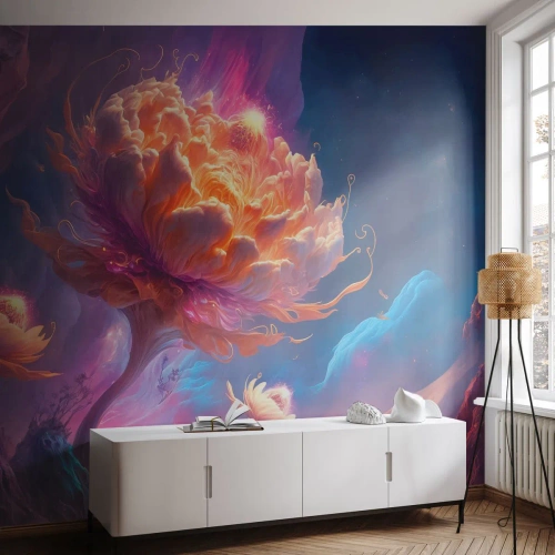 Fototapeta Standard Eco - Jiný svět - Fantastický, Přistát, Květiny - 350x256 cm