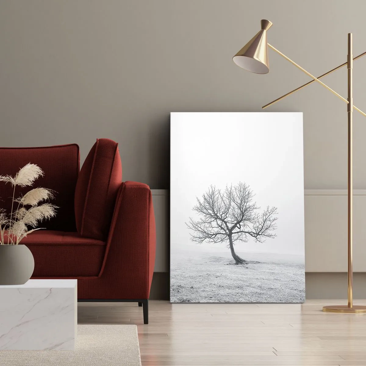 Obraz na plátně - Proti nicotě - 55x100 cm