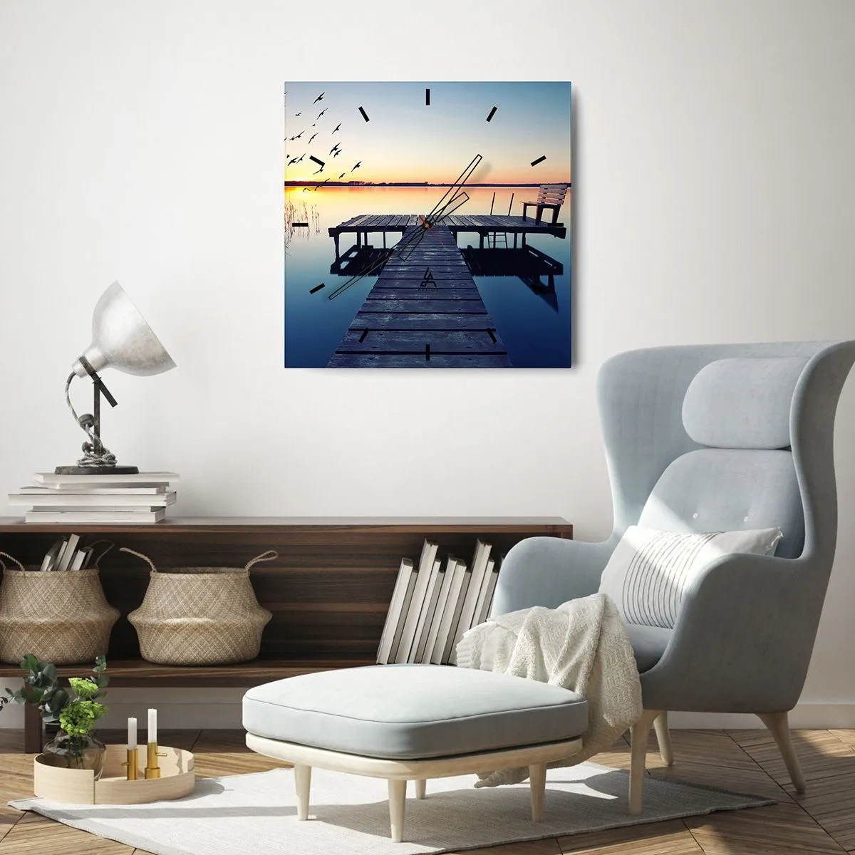 Nástěnné hodiny - To byl dobrý den - 30x30 cm