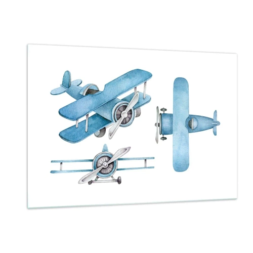 Obraz na skle - Rozený vítěz - 120x80 cm