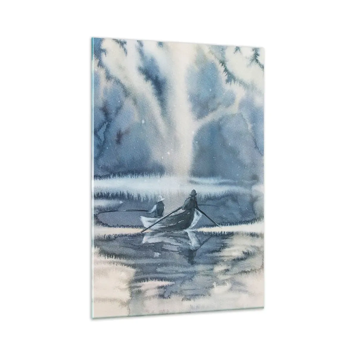 Obraz na skle - Rybáři ve svém ráji - 80x120 cm