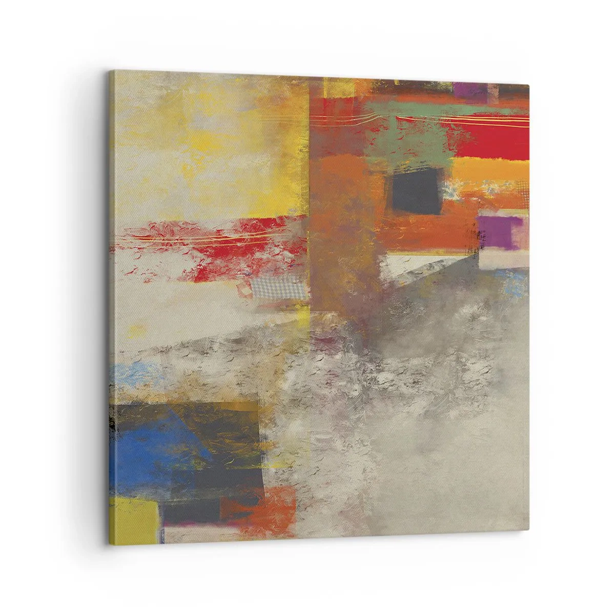 Obraz na plátně - Geometrie barev - 60x60 cm