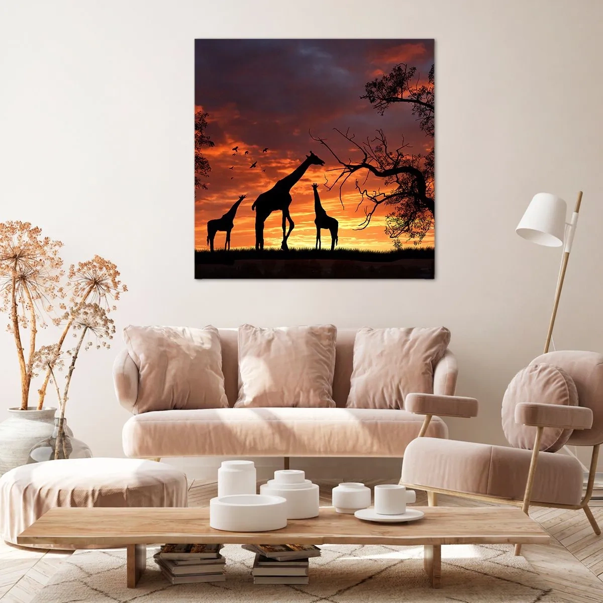 Obraz na plátně - Malá večeře v kruhu nejbližších - 50x50 cm