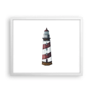 Plakát v bílém rámu - Vždy na stráži - 50x40 cm