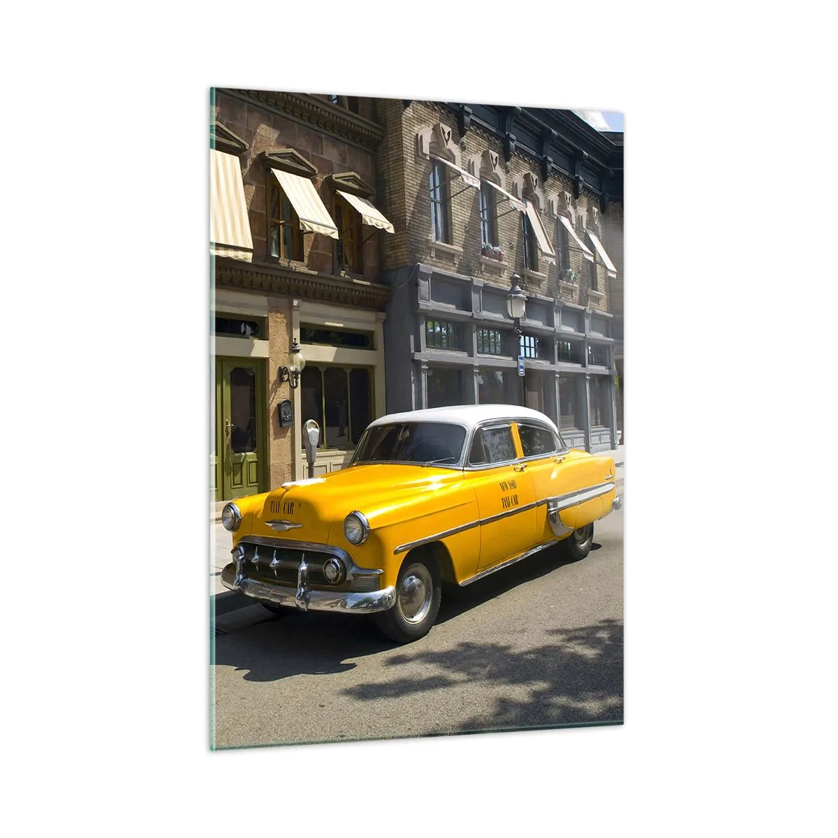 Obraz na skle - Kdysi dávno v Americe - 50x70 cm
