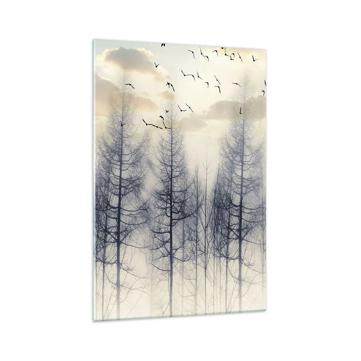 Obraz na skle - Duchové lesa - 70x100 cm
