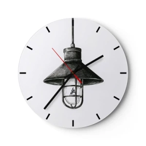 Nástěnné hodiny - Jako před lety… - 40x40 cm