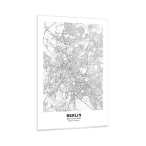 Obraz na skle - Květ Berlína - 80x120 cm