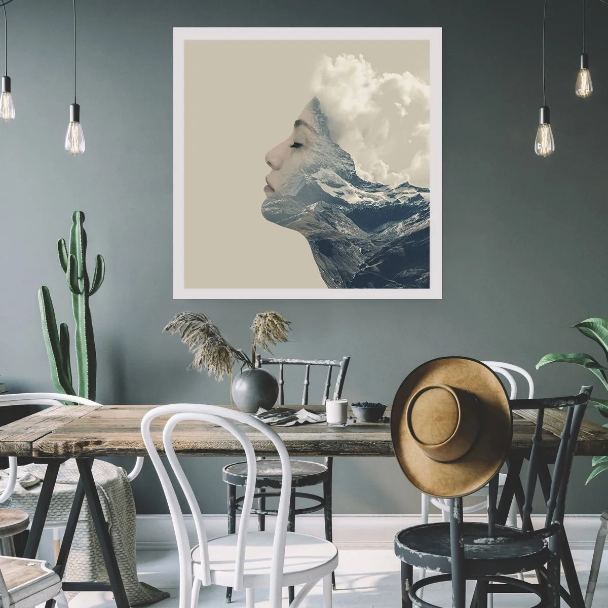 Plakát - Krása živlů - 50x50 cm