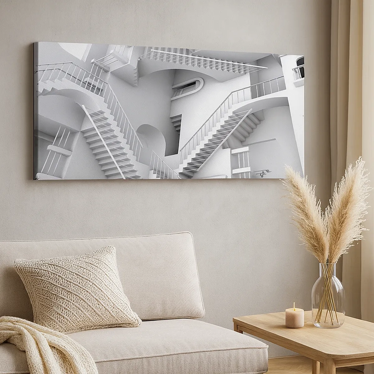 Obraz na plátně - Paradoxy prostoru - 30x30 cm