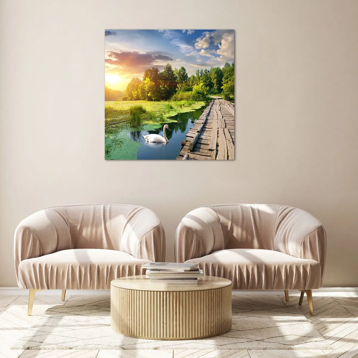 Obraz na skle - Léto, léto všude - 60x60 cm